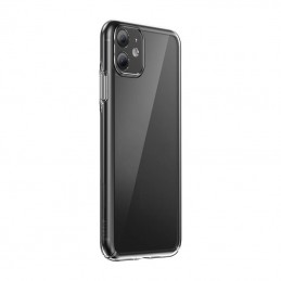 Case Baseus Crystal Series for iPhone 11 (clear) + tempered glass + cleaning kit