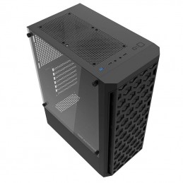 Computer Case Darkflash DK300M Micro-ATX with 3 fans (Black)