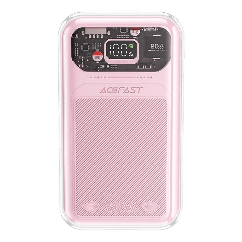 Powerbank Acefast M2 Sparkling Series, 20000mAh, 30W (pink)