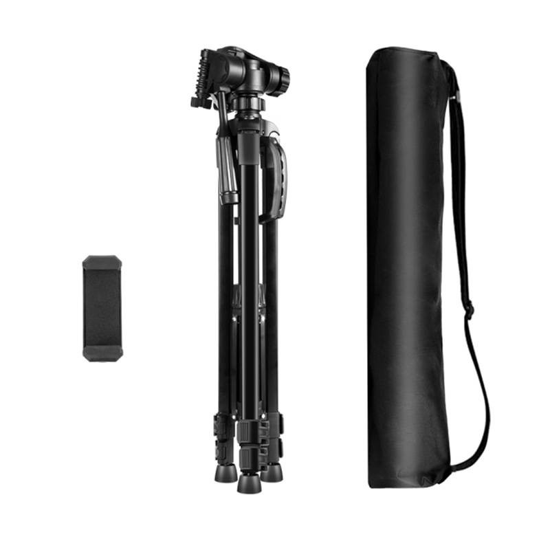 Tripod with 3D 360° head + phone holder Puluz PU3096B