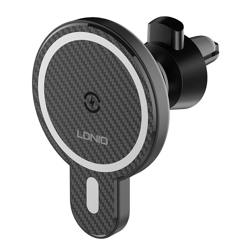 LDNIO Car Mount ,MA20 with inductive charger 15W (Black)