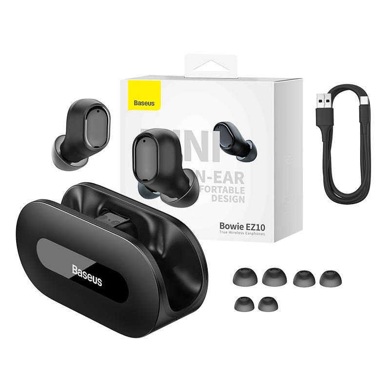 Wireless earphones Baseus Bowie EZ10 (black)