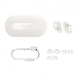 Wireless earphones Baseus Bowie EZ10 (white)