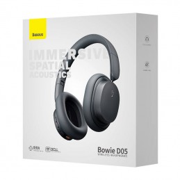 Baseus Bowie D05 Wireless headphones Bluetooth 5.3, ANC (grey)